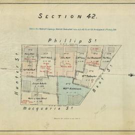 City of Sydney - Survey Plans, 1833: Section 42