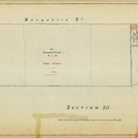 City of Sydney - Survey Plans, 1833: Section 50