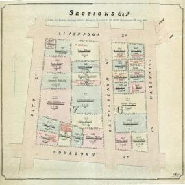 City of Sydney - Survey Plans, 1833: Section 6, 7
