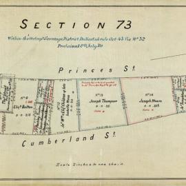 City of Sydney - Survey Plans, 1833: Section 73
