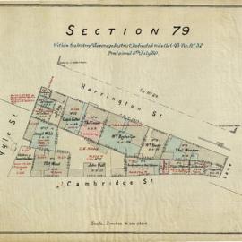 City of Sydney - Survey Plans, 1833: Section 79