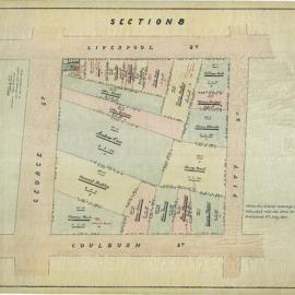 City of Sydney - Survey Plans, 1833: Section 8