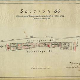 City of Sydney - Survey Plans, 1833: Section 80