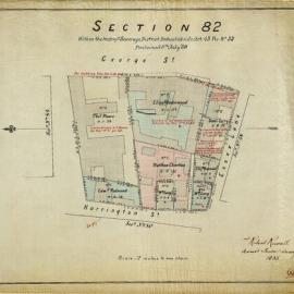 City of Sydney - Survey Plans, 1833: Section 82