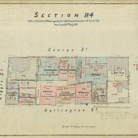 City of Sydney - Survey Plans, 1833: Section 84