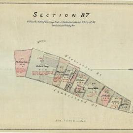 City of Sydney - Survey Plans, 1833: Section 87
