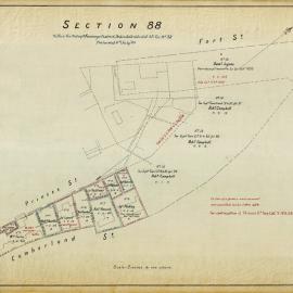 City of Sydney - Survey Plans, 1833: Section 88