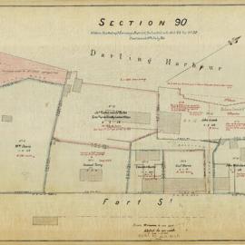 City of Sydney - Survey Plans, 1833: Section 90