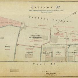 City of Sydney - Survey Plans, 1833: Section 90