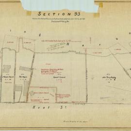 City of Sydney - Survey Plans, 1833: Section 93