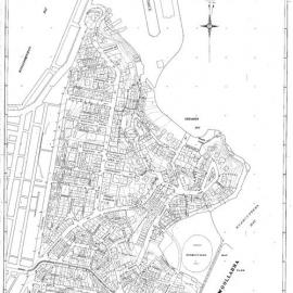 City of Sydney - Civic Survey, 1938-1950: Map 12 - Kings Cross, Potts Point
