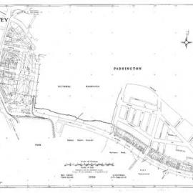 City of Sydney - Civic Survey, 1938-1950: Map 13 - Moore Park