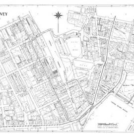 City of Sydney - Civic Survey, 1938-1950: Map 22 - Ultimo, Haymarket