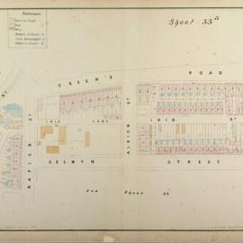 Plans of Sydney (Rygate & West), 1888: Sheet 33a