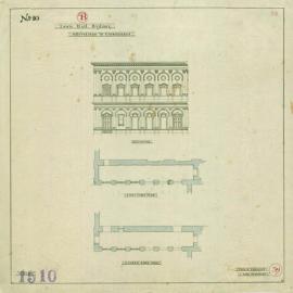 Alterations to Colonnades - Elevation, First Floor and Ground Plans (No.10, No. 39A)