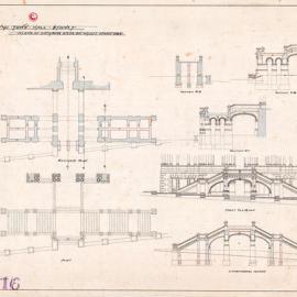 Entrance Steps on Druitt Street side. Centennial Hall Sydney. (No.73A, No.11c)