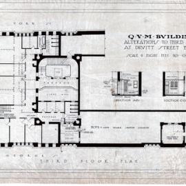 Plan - Queen Victoria Building (QVB) - Third floor alterations, 1918