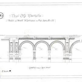 Plan - Druitt Street entrance, Queen Victoria Building (QVB) Sydney, 1892