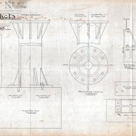 Plan - Queen Victoria Building (QVB) - Tracing - Ground floor ironwork, 1892