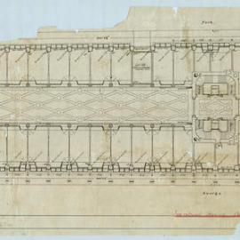 Plan - Queen Victoria Building (QVB) - Ground floor (part), 1892