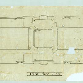 Plan - Queen Victoria Building (QVB) - Third floor, 1892