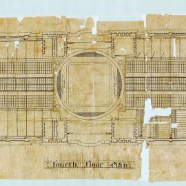 Plan - Queen Victoria Building (QVB) - Fourth floor, 1892