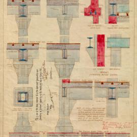 Plan - Concrete casings of Kent Street substation and offices, Kent Street Sydney, 1910