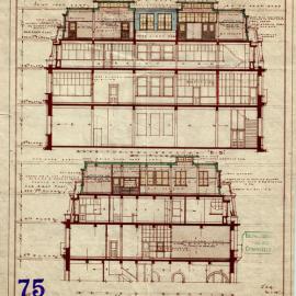 Plan - Additional accommodation for Electricity Department building, Kent Street Sydney, 1925