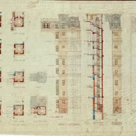Plan - Alterations to lift tower of Kent Street substation, Kent Street Sydney, 1915