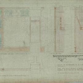 Plan - Alterations to Queen Victoria Market building, Sydney, 1917