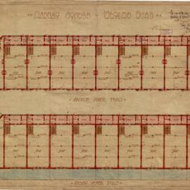 Plan - First and second floors of Market Stores, Ultimo Road Haymarket, 1910
