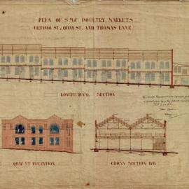 Plan - Poultry Markets, Ultimo and Quay Streets and Thomas Lane Haymarket, 1911