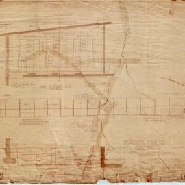 Plan - Refrigerating engine bed Sydney Municipal Markets, Haymarket, no date