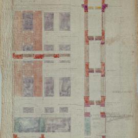 Plan - Front detail of substation 82, Castlereagh Street Sydney, 1917