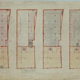 Plan - Contract plan for electric lighting substation, Castlereagh Street Sydney, 1916