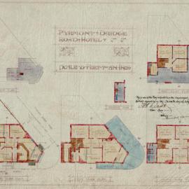 Plan - Pyrmont Bridge Road Hotel, corner of Pyrmont Bridge Road and Harwood Street Pyrmont, 1914