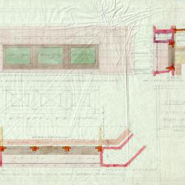 Plan - Window Detail of the Strand Hotel, corner of William Street and Crown Street Darlinghurst, 1923