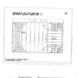 Plans of the Hippodrome: plan at Gallery level, No 3