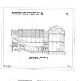 Plans of the Hippodrome: longitudinal section, No 5