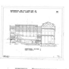 Plans of the Hippodrome: longitudinal section, No 5