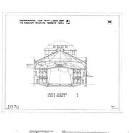 Plans of the Hippodrome: cross section, No 6