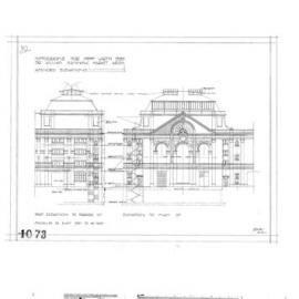 Plan - Hippodrome amended elevations to Parker Street and Hay Street, Haymarket, 1915 