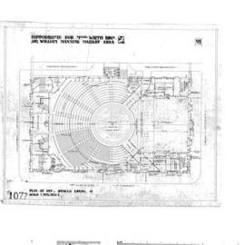 Plan - Plans of the Hippodrome, plan at pit stalls level, No 1, Haymarket, 1913