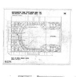 Plans of the Hippodrome: plan at Dress Circle Level, No 2