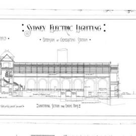 Plan - Sydney Electric Lighting, extension of generating station, Pyrmont, 1905
