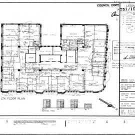 York St (65-69). Partitions & alterations 4th floor