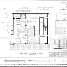 O'Connell St(6-10) & Bligh St (15-23) Sydney. Partition Grd Floor