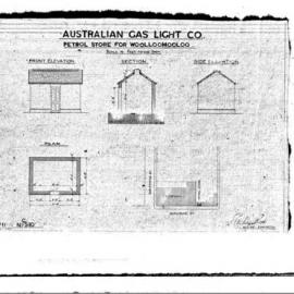 Bourke St Woolloomooloo Australia Gas Light Co erect building
