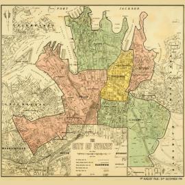City of Sydney Ward Map, 1968-1981