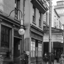 Glass Negative - Crystal Hotel, George Street Sydney, circa 1901